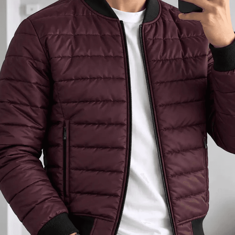 Belvie - Veste matelassée légère - Bordeaux 2