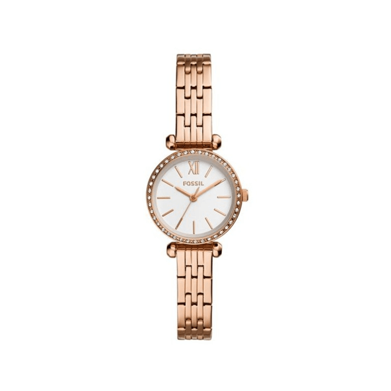 Fossil - Montre Femme Or Rose Analogique En Acier Inoxydable BQ3497