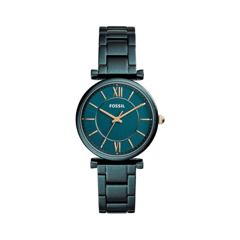 Fossil - Montre Femme Carlie ES4427 Acier Inoxydable Vert 1