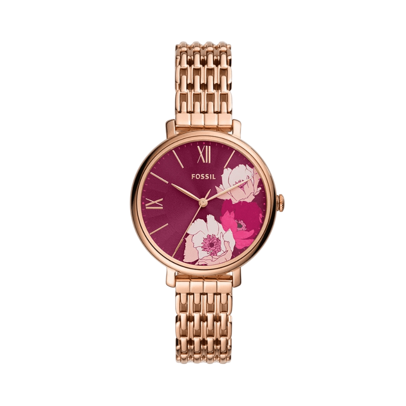 Fossil - Montre Femme Jacqueline Acier Inoxydable Or Rose ES5078 1