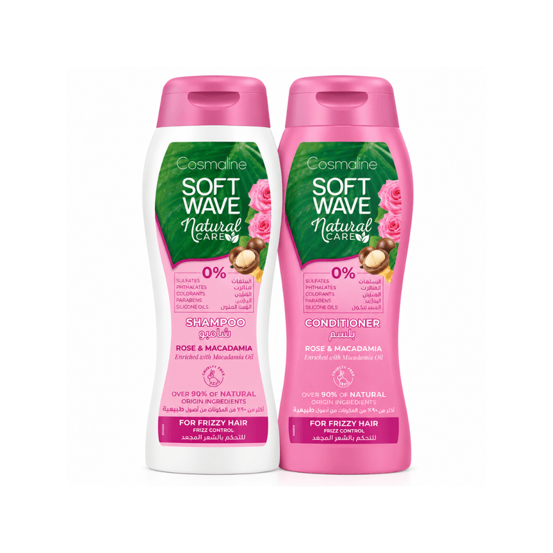 Cosmaline - Pack Soft Wave Natural Care Anti-Frisottis À L'Huile De Macadamia
