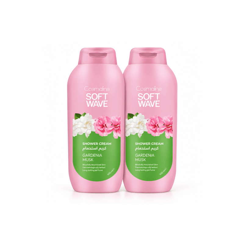Cosmaline - Pack Soft Wave Crème De Douche Gardenia & Musc - 650 Ml × 2