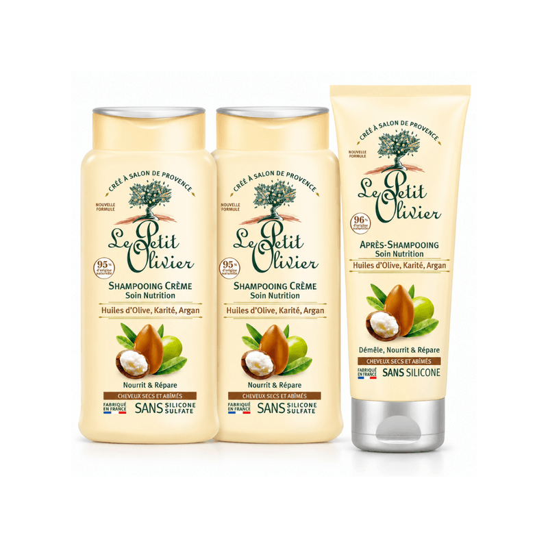 Le Petit Olivier - Pack Soin Nutrition Cheveux Secs & Abimés