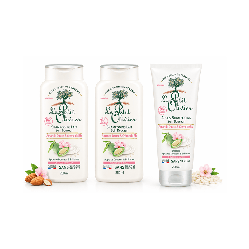 Le Petit Olivier - Pack Soin Douceur Cheveux Normaux