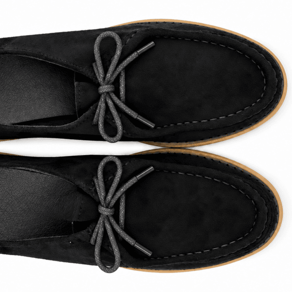Seaside - Derby Effet Daim H26-F537 - Noir 3