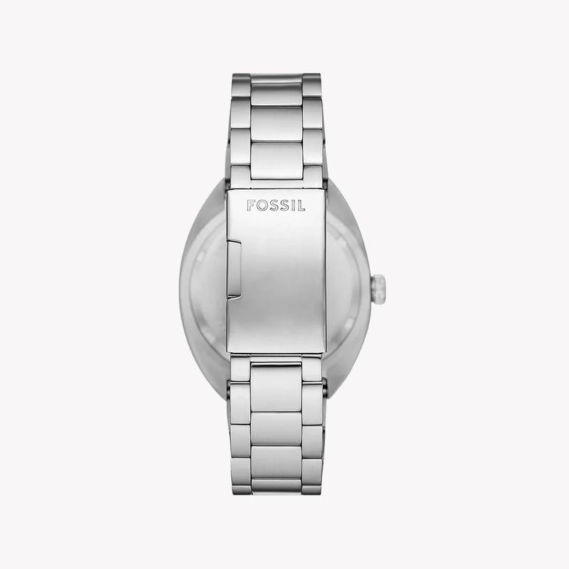 Fossil - Montre Homme Acier Inoxydable Argenté Cadran Blanc FS6063 3