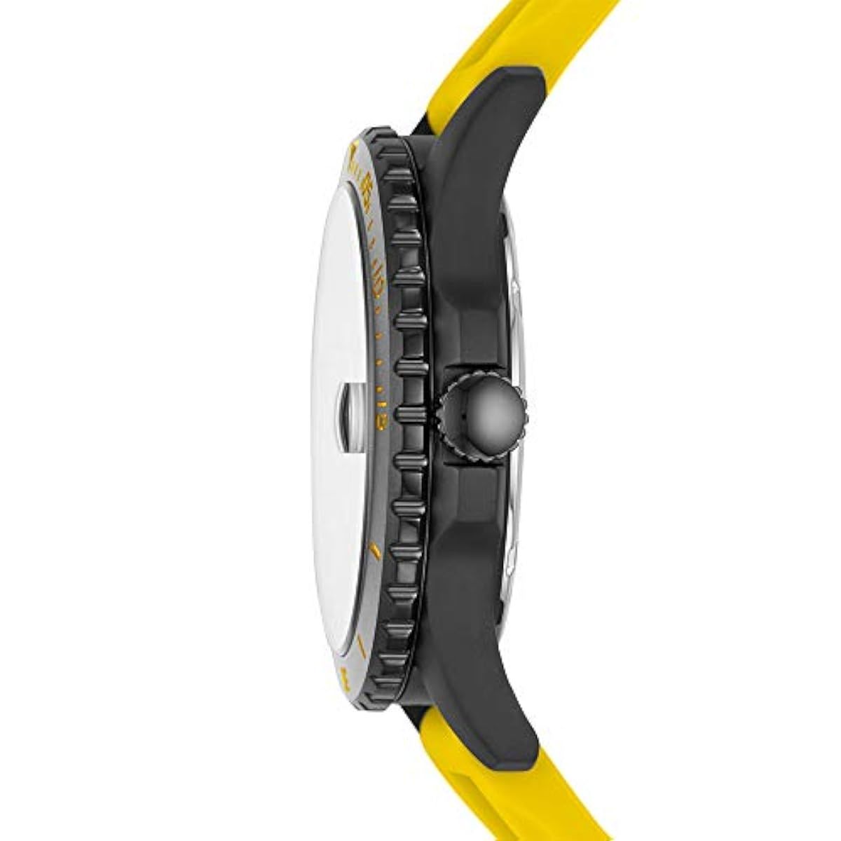Fossil - Montre Homme Analogique Silicone Jaune FS5684 2
