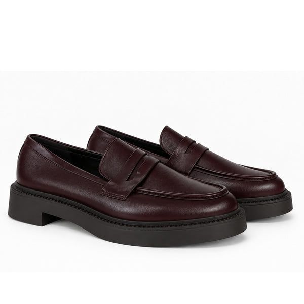 Seaside - Mocassin Plat H26-F2872 - Burgundy 2