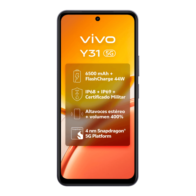 VIVO - Smartphone VIVO Y31 5G 8Go + 8Go Extensible 256Go - Noir 3