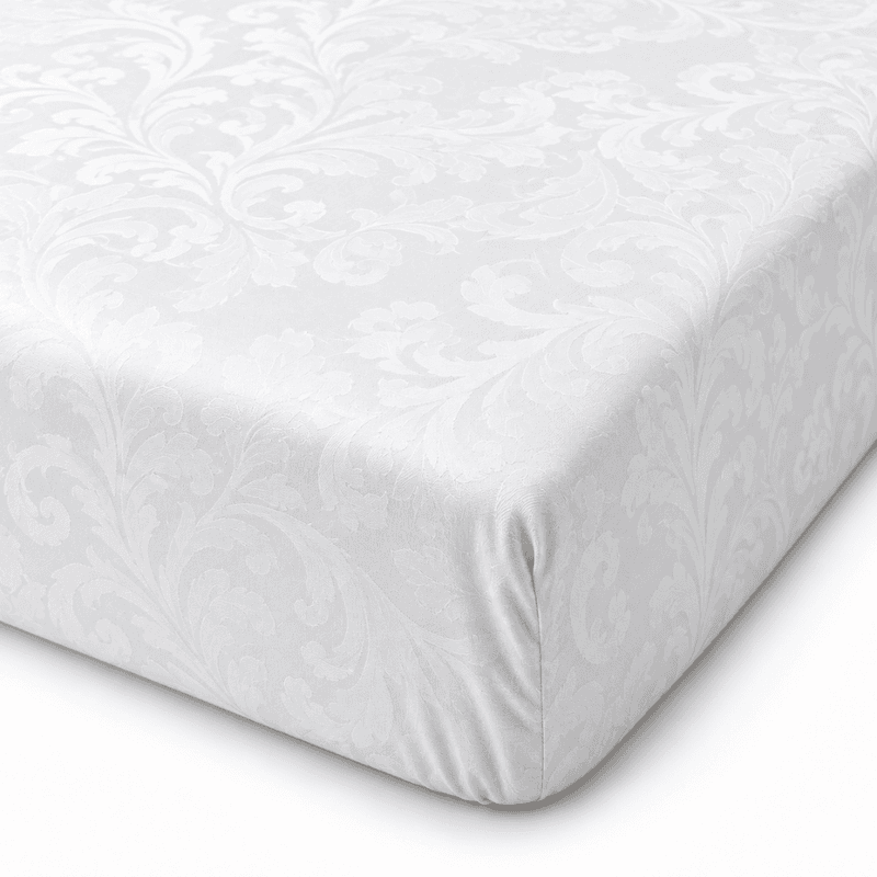 ROYAL DRAPS - Housse de Matelas 160 × 200 cm - Blanc 2