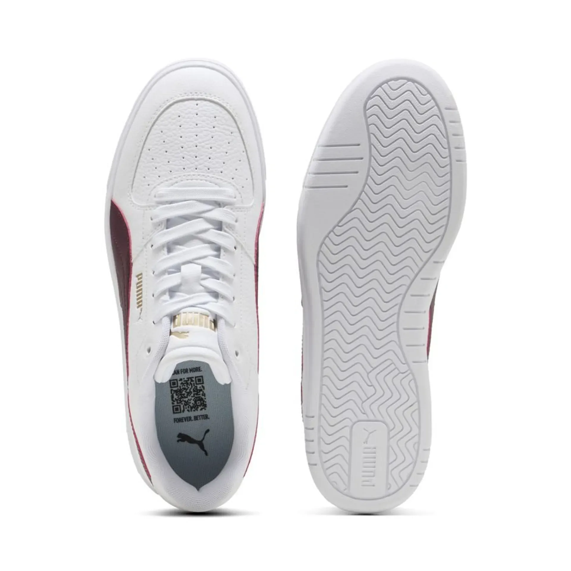 Puma - Puma Caven III Sneakers - Bordeaux Blanc 2
