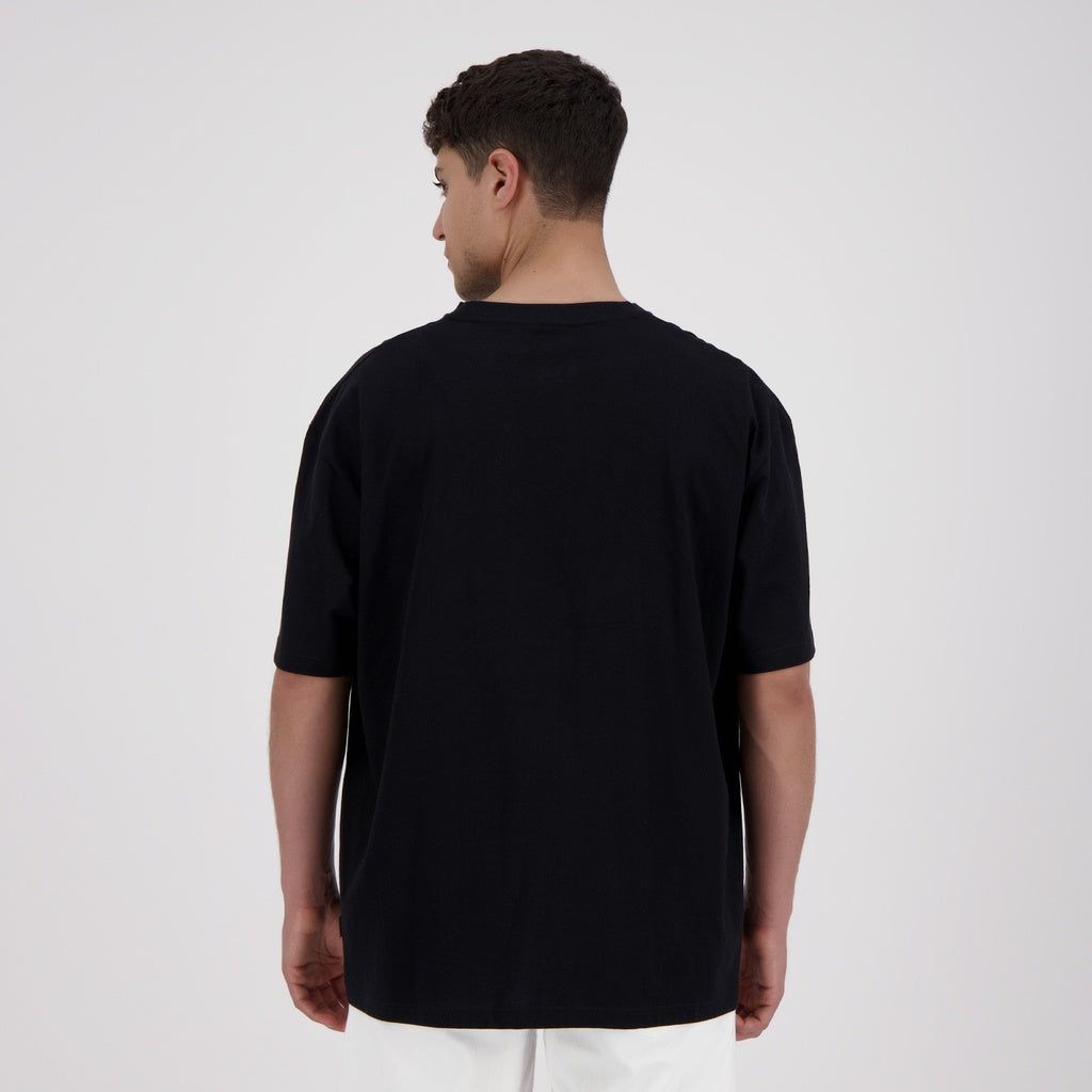 Kontakt - T-shirt oversized unisexe manches courtes سيدي منصور يا بابا - Noir 3