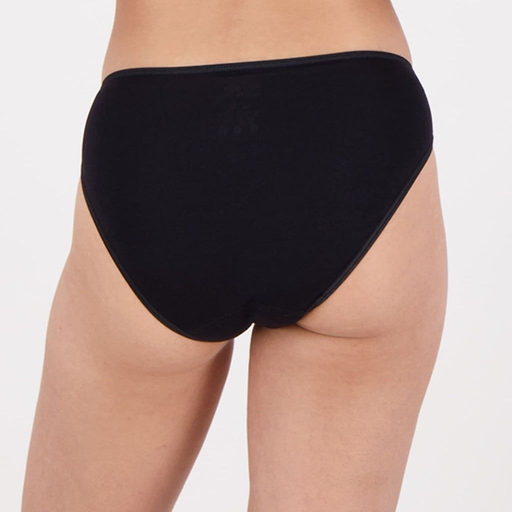 Kontakt - Slip taille basse femme en microfibre extensible - Noir 3