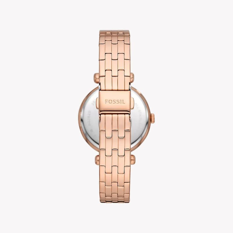 Fossil - Montre Femme Or Rose BQ3820 3