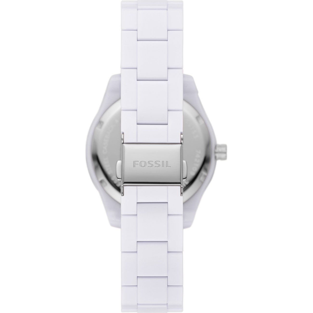 Fossil - Montre Femme Stella Multifonction Blanche 37 Mm En Cristal ES5151 2