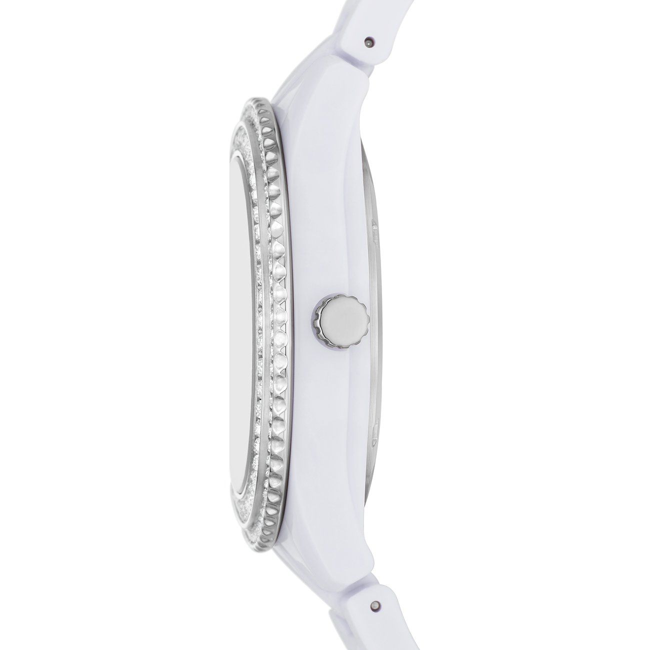 Fossil - Montre Femme Stella Multifonction Blanche 37 Mm En Cristal ES5151 3