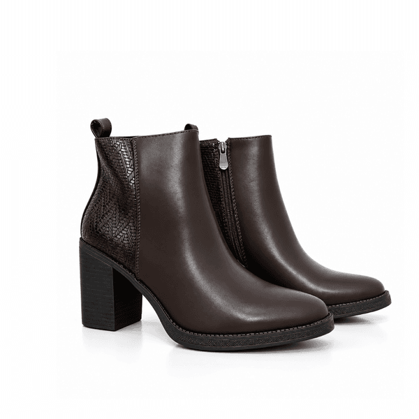 Seaside - Bottine Talon H26-G35 - Chocolat 2