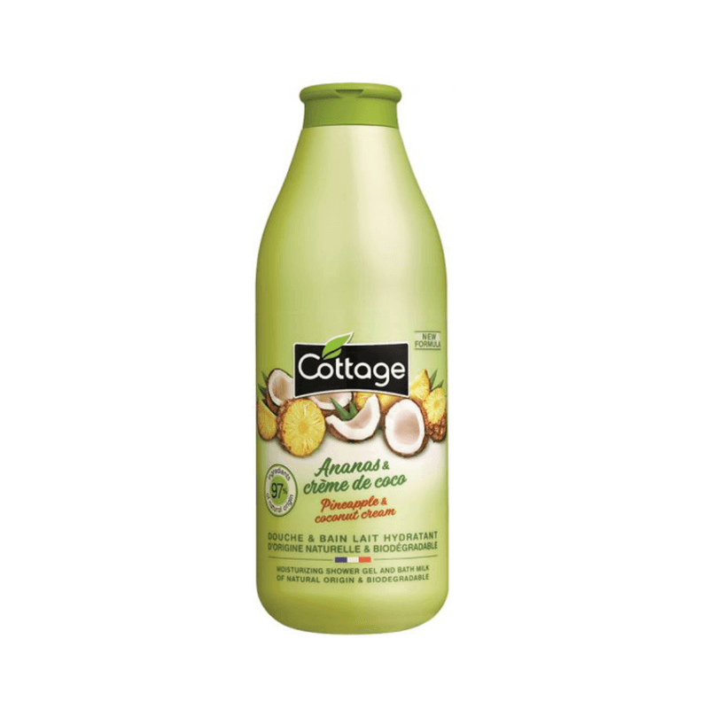 Cottage - Gel Douche & Bain Lait Hydratant Ananas & Crème De Coco 750 Ml