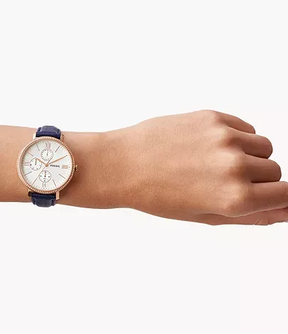 Fossil - Montre Femme Multifonctions Jacqueline Or Rose ES5096 4