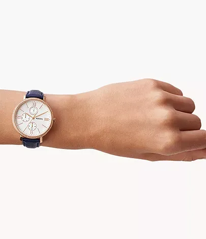 Fossil - Montre Femme Multifonctions Jacqueline Or Rose ES5096 3