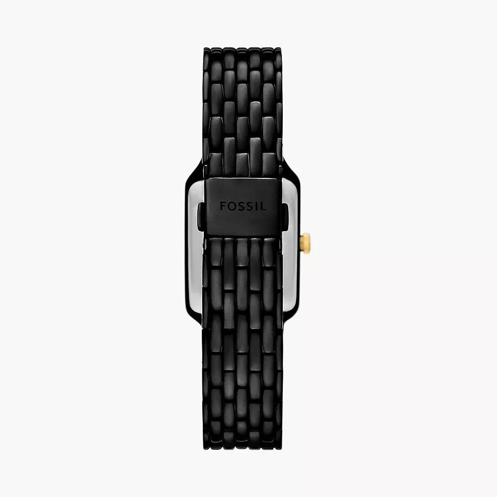 Fossil - Montre Raquel Femme Bracelet Acier Noir Cadran Noir 3