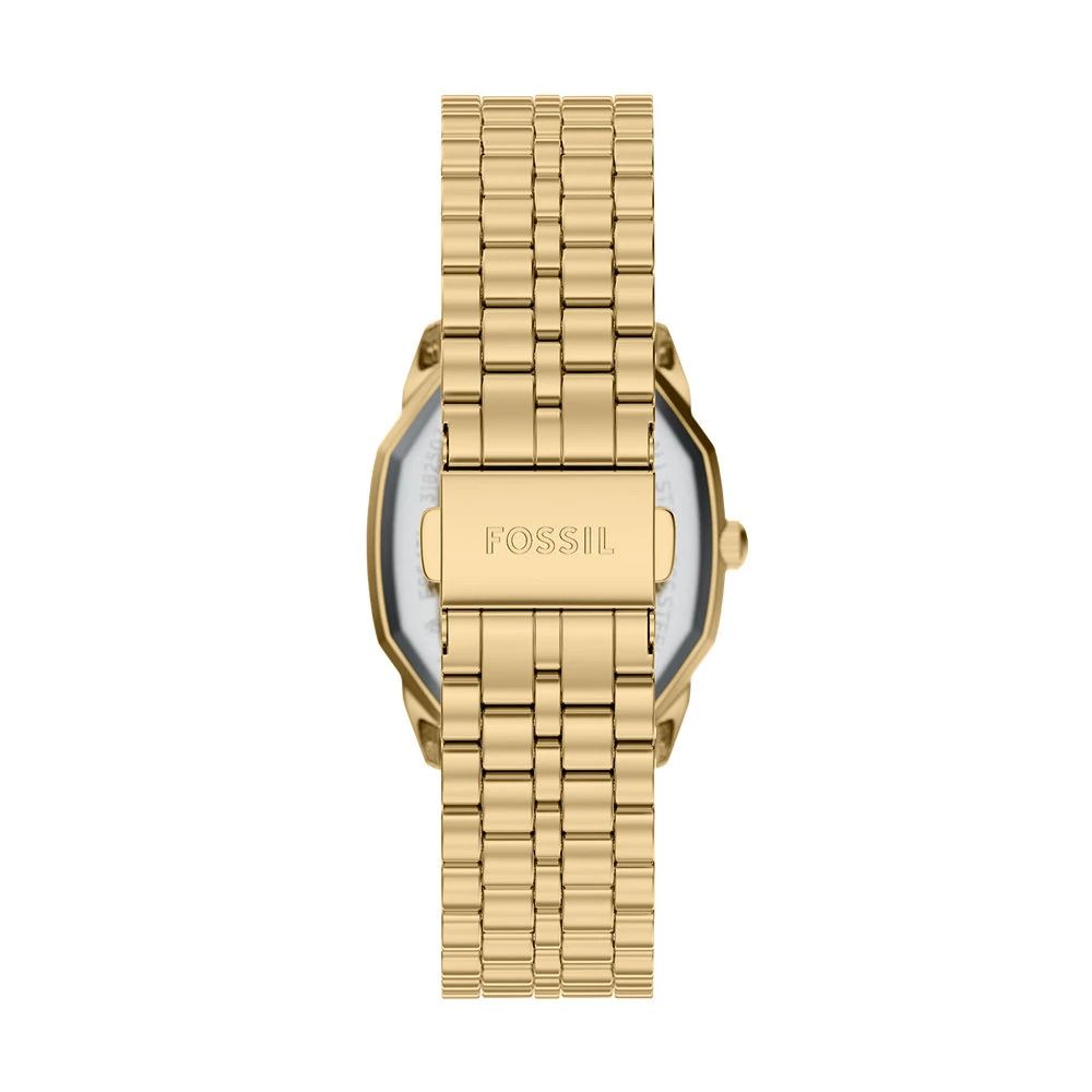 Fossil - Montre Harlow Femme Bracelet Acier Doré Cadran Vert 3