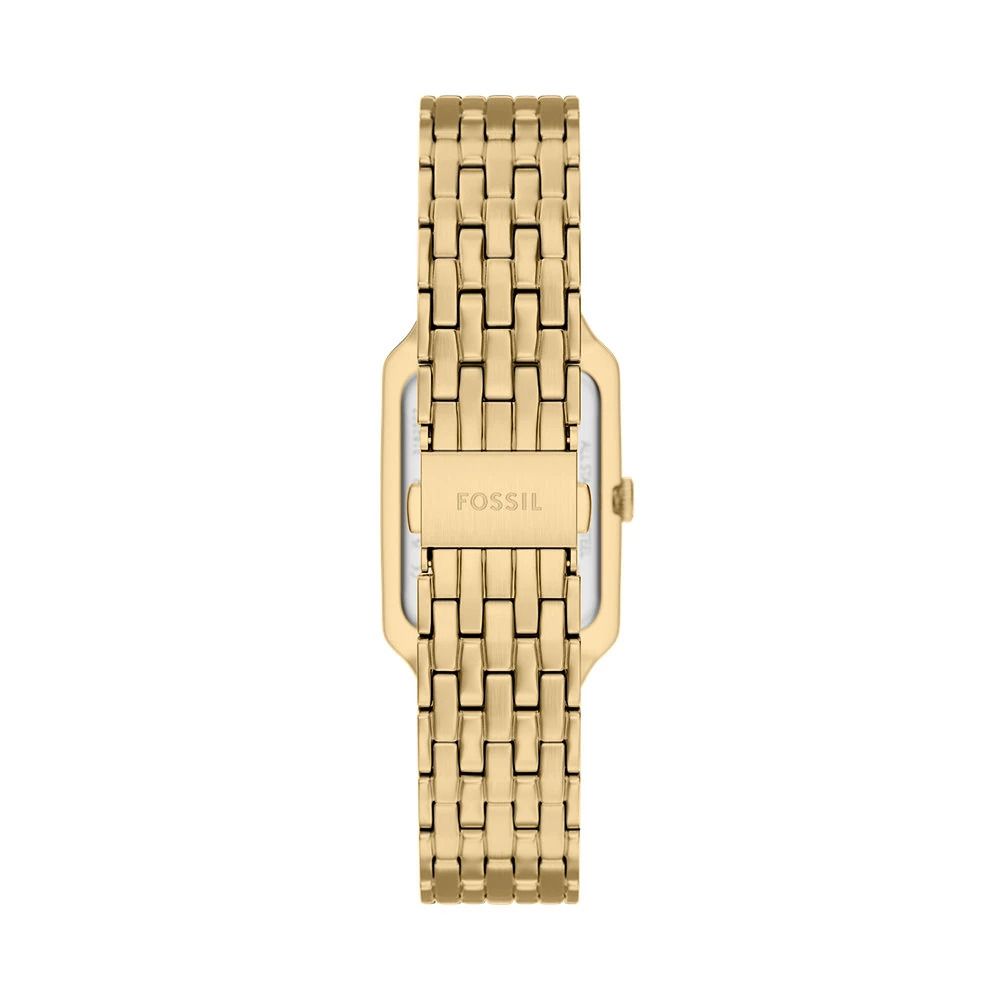 Fossil - Montre Raquel Femme Bracelet Acier Doré Cadran Vert 3