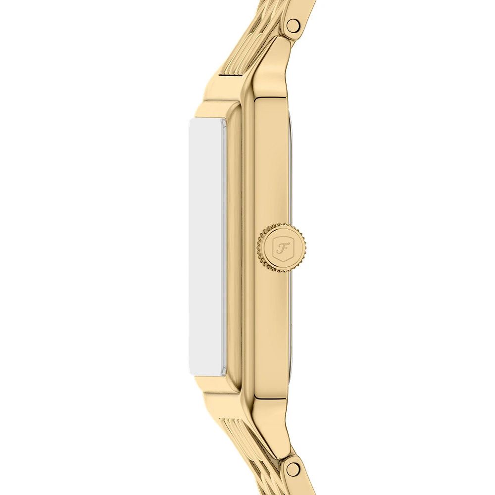 Fossil - Montre Raquel Femme Bracelet Acier Doré Cadran Vert 4