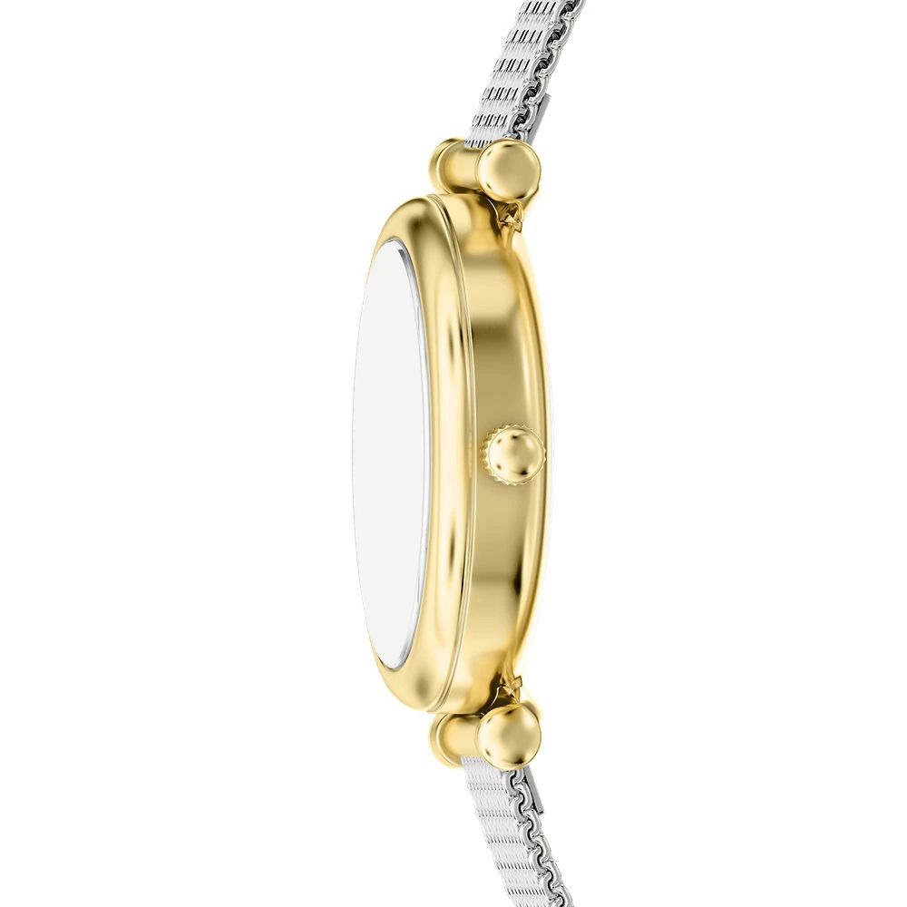 Fossil - Montre Carlie Mini Femme Bracelet Acier Argenté Cadran Nacre 3
