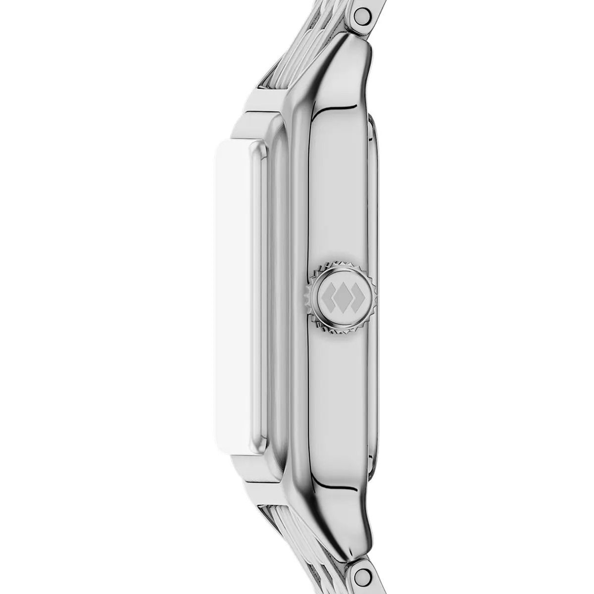 Fossil - Montre Raquel Mini Femme Bracelet Acier Argenté Cadran Blanc 5