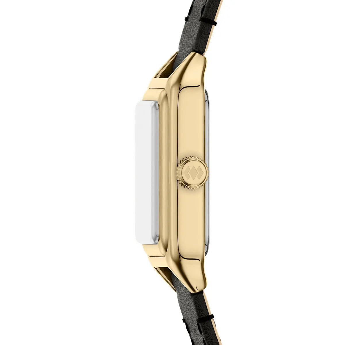 Fossil - Montre Raquel Mini Femme Bracelet Cuir Noir Cadran Blanc 5