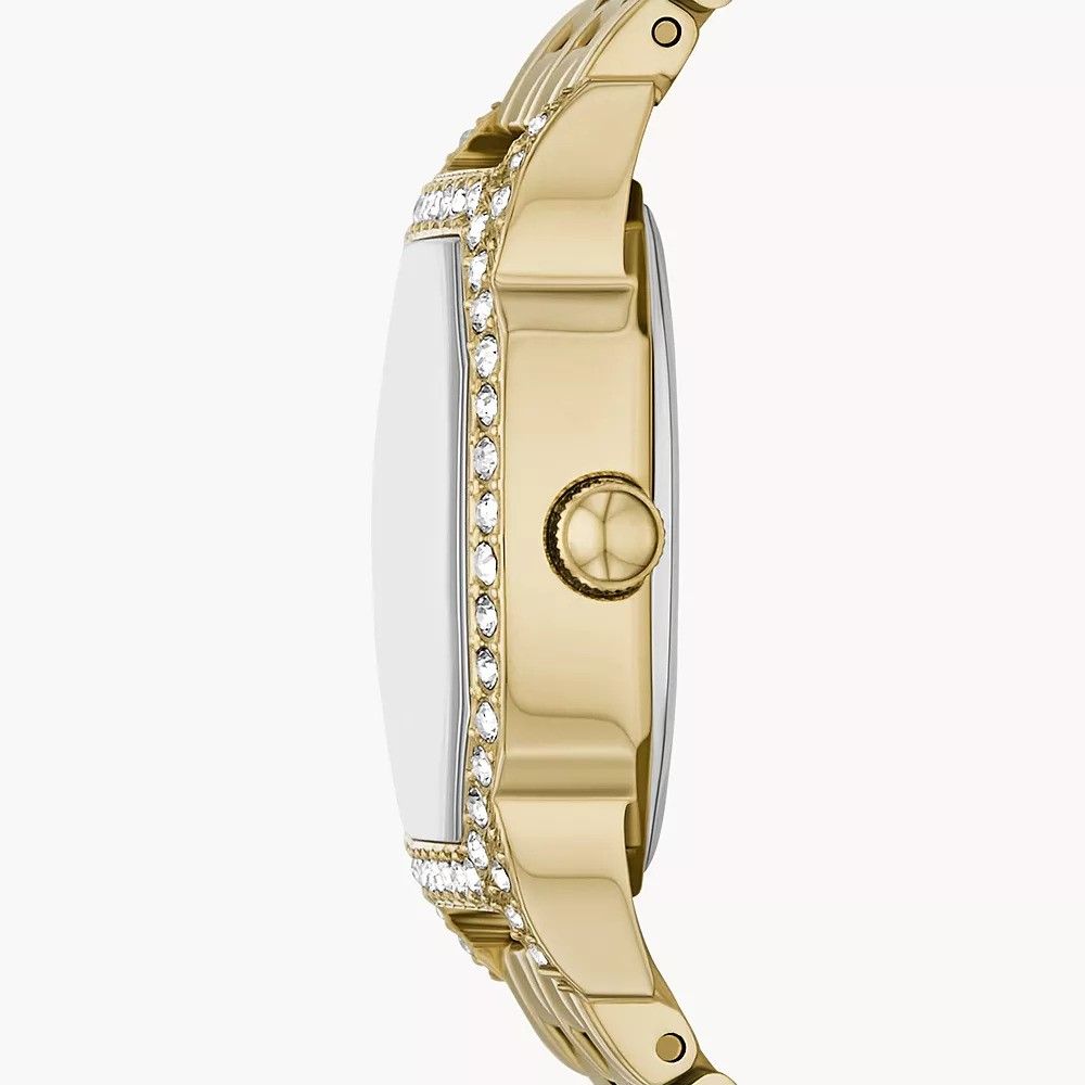 Fossil - Montre Femme Bracelet Acier Doré Cadran Crème 5