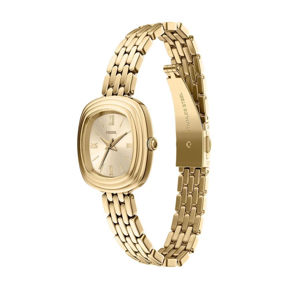 Fossil - Montre Emerson Femme Bracelet Acier Doré Cadran Doré 3