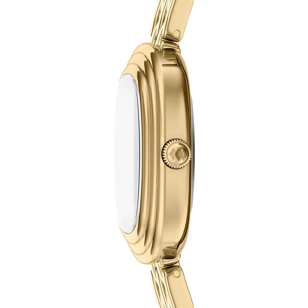 Fossil - Montre Emerson Femme Bracelet Acier Doré Cadran Doré 5