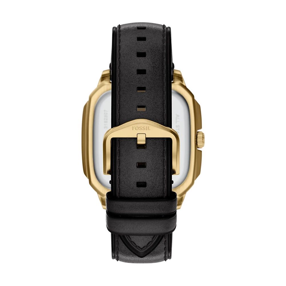 Fossil - Montre Crosby Homme Bracelet Cuir Marron Cadran Marron 3