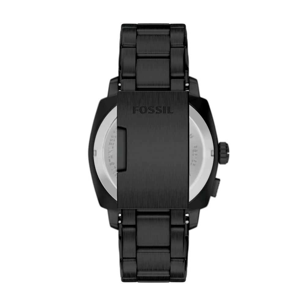 Fossil - Montre Machine Big Tic Analogique-Numérique Homme Bracelet Acier Noir Cadran Noir 2