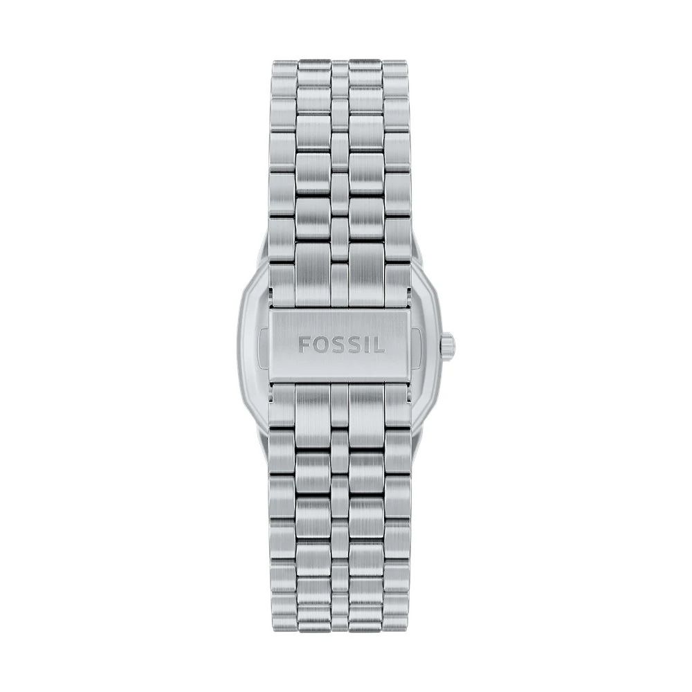 Fossil - Montre Harlow Homme Bracelet Acier Argenté Cadran Crème 4
