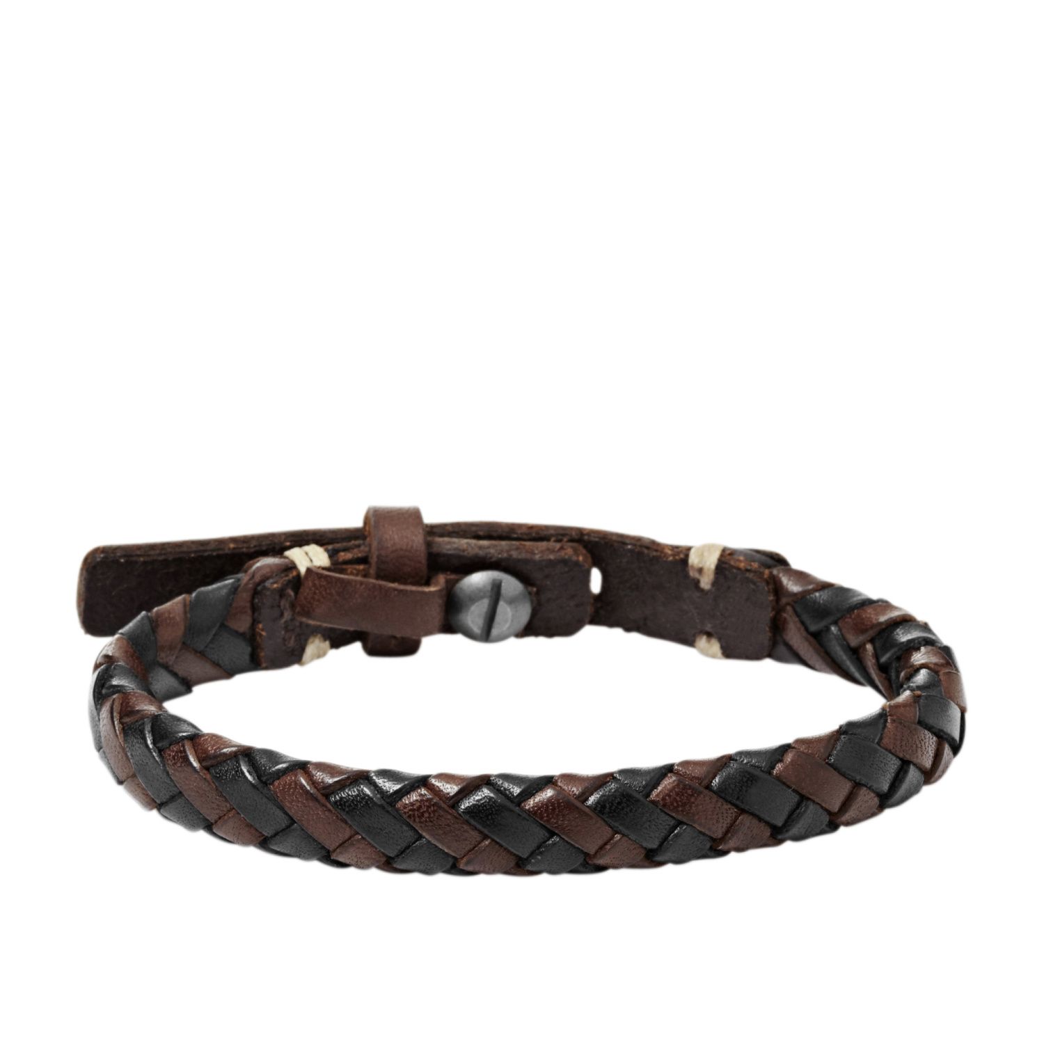 Fossil - Bracelet Vintage Casual Homme Marron