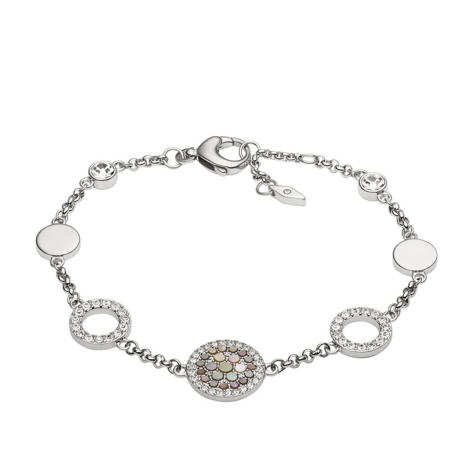 Fossil - Bracelet Vintage Glitz Femme Argenté