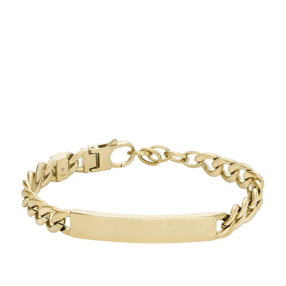 Fossil - Bracelet Chaîne Homme Doré