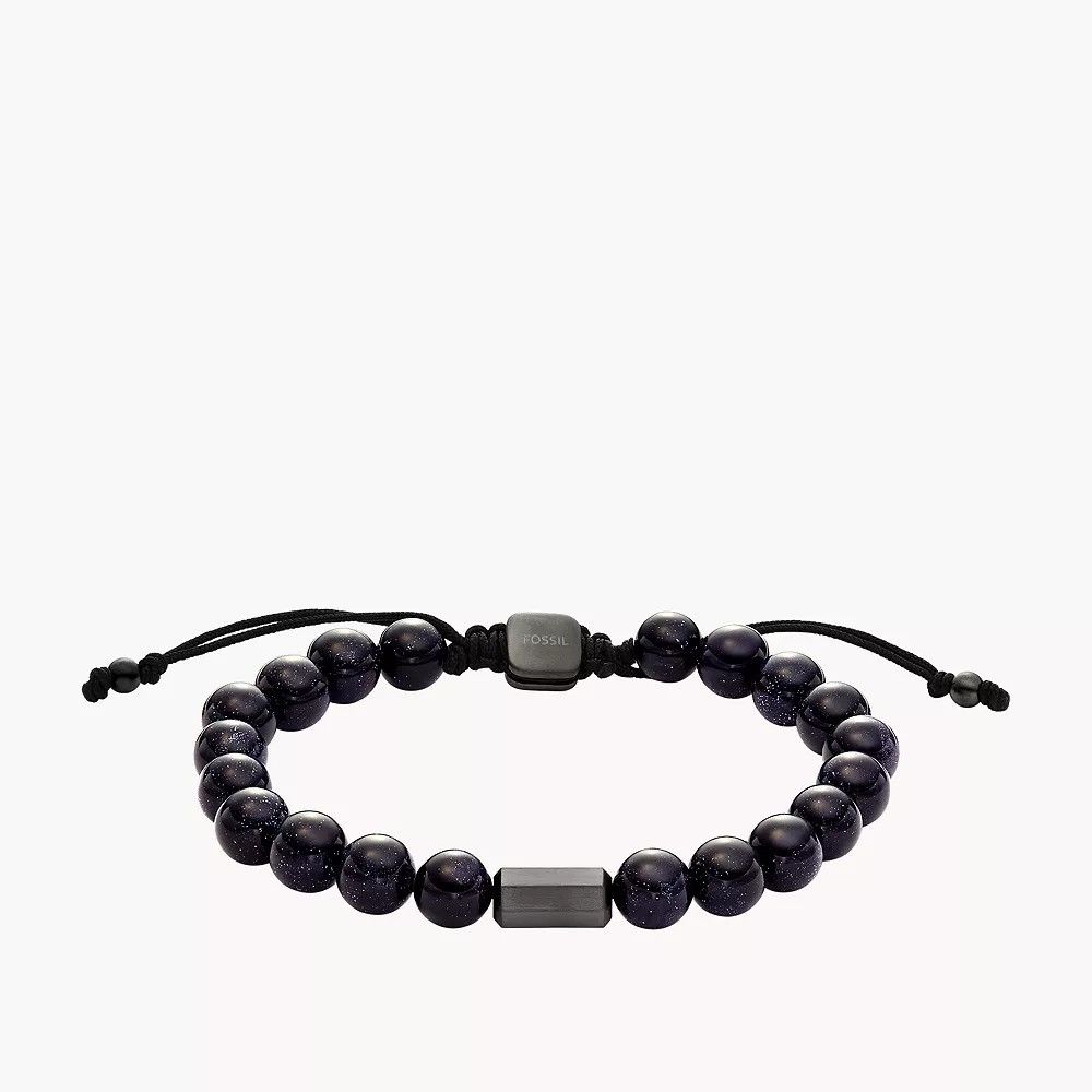 Fossil - Bracelet Coulissant Homme Bleu Marine