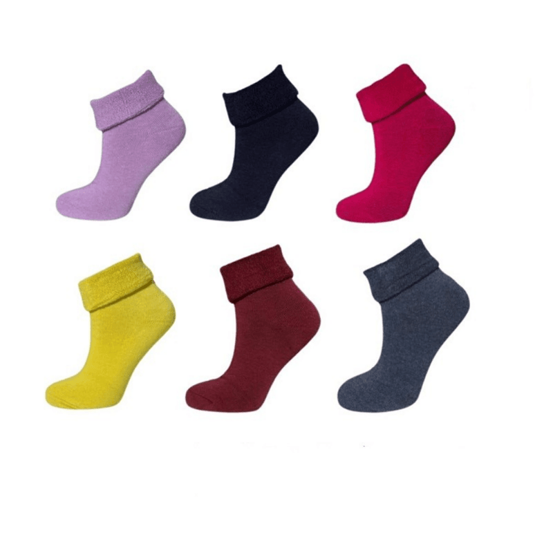 R&H - pack 6 chaussettes femme bouclettes - Multicolors