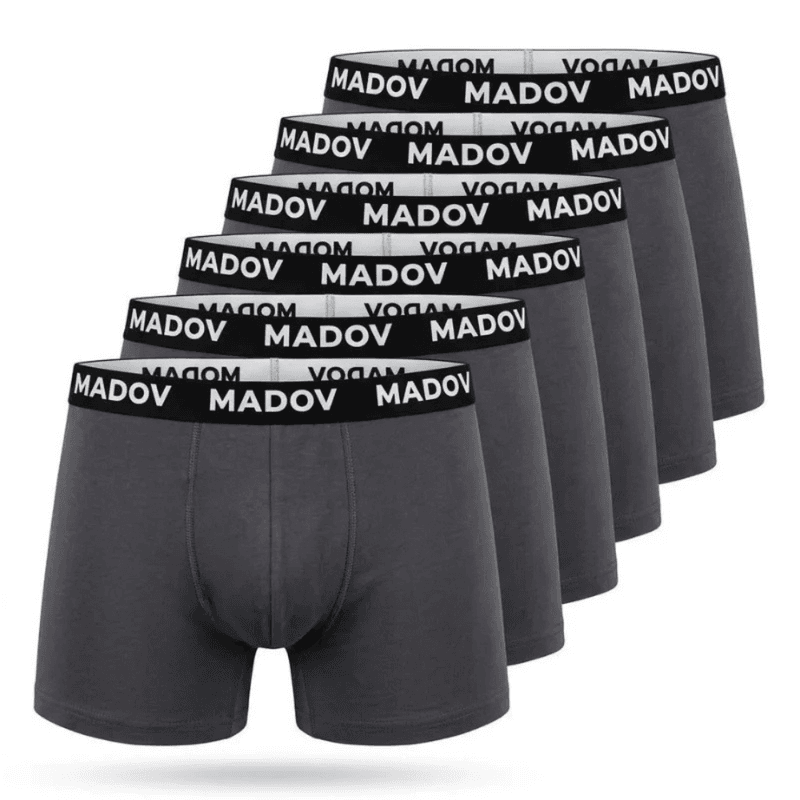 R&H - pack 6 boxers Madov M3 Pack 1 - Gris