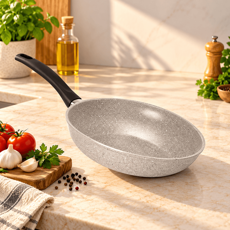 EL GUSTO BY Cook'Art -Poêle 28 cm - Grey