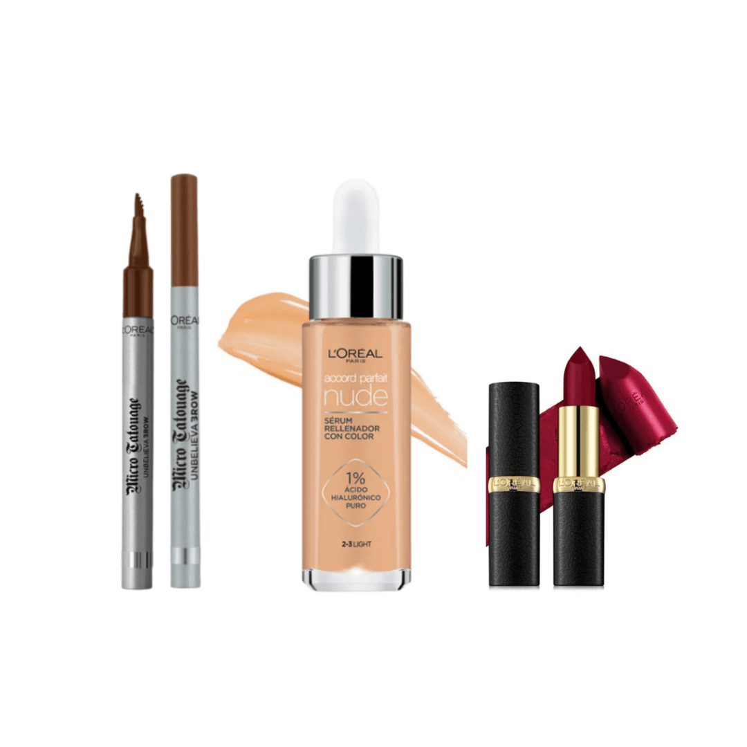 L'Oréal Paris - Pack Look Naturel & Lèvres Matte