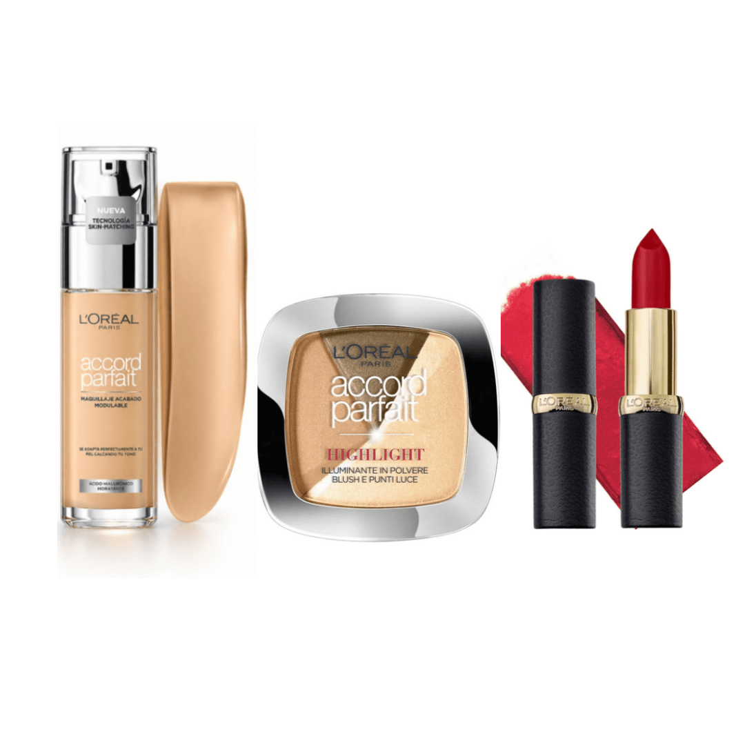 L'Oréal Paris - Pack Glow Naturel & Lèvres Intenses