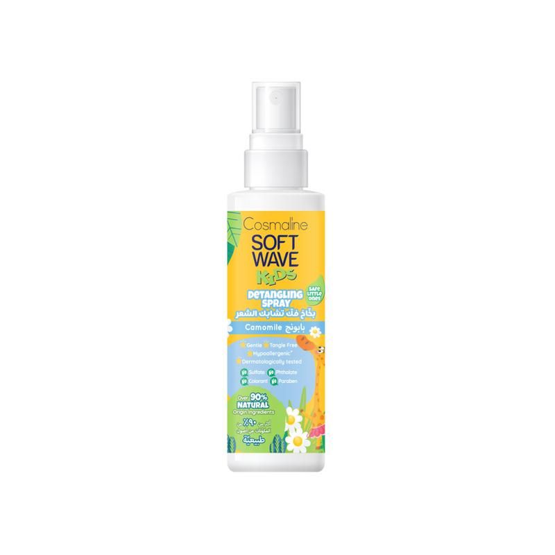 Cosmaline - Soft Wave Kids Spray Démêlant Sans Rinçage À La Camomille 90 % D'Ingrédients D'Origine Naturelle 125 Ml