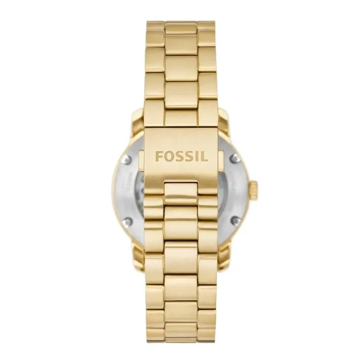 Fossil - Montre Automatique Heritage Femme 38 Mm En Acier Inoxydable Doré ME3226 3