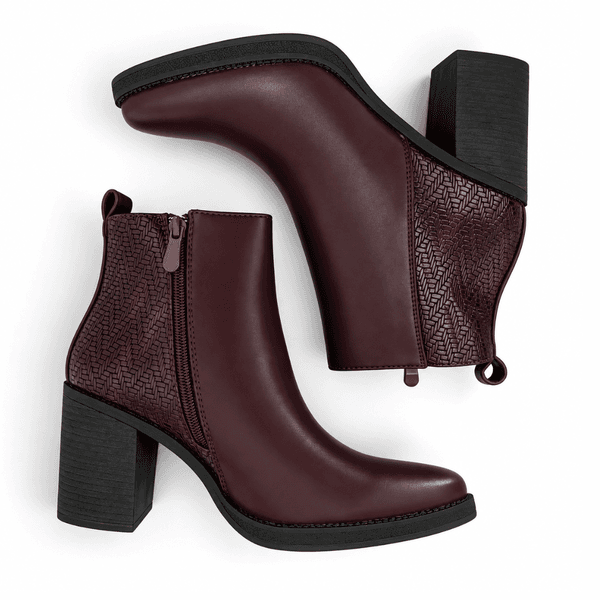 Seaside - Bottine Talon H26-G35 - Bordeaux 3