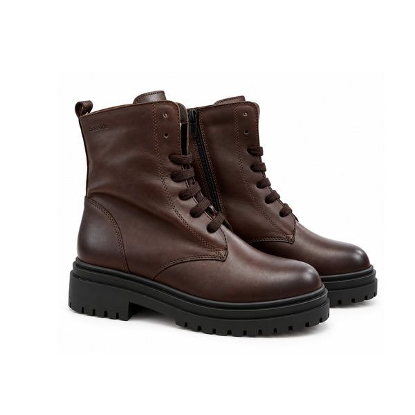Seaside - Brodequin en Cuir Monobloc H26-H339 - Chocolat 2